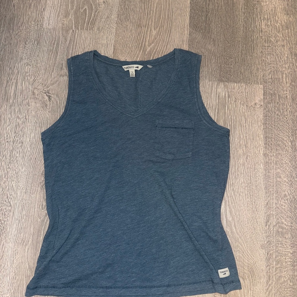 Toad&Co. Blue Tank Top